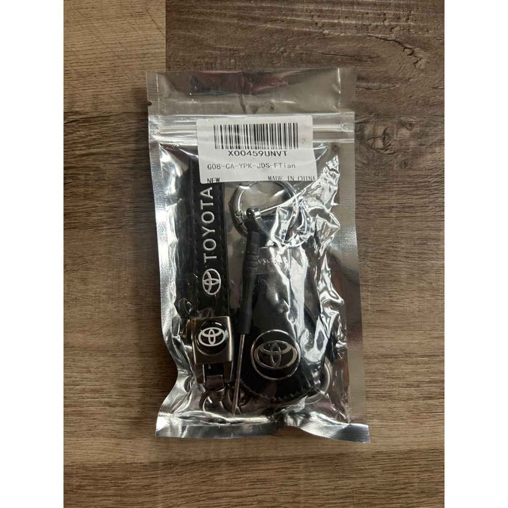 Toyota Car Key Chain with Cover - Black